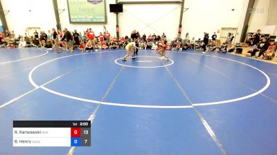 39 kg Quarterfinal - Riley Karwowski, Wyoming SEM vs Brooklyn Henry, Ranger Pride Wrestling