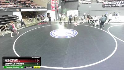 74 lbs Cons. Round 4 - Eli Davidson, Legion Wrestling Club vs Demarcus Hawkins, Delano Diablos Wrestling