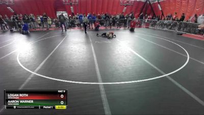 53 lbs 5th Place Match - Aaron Warner, Wisconsin vs Logan Roth, Wisconsin