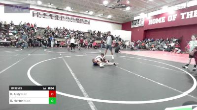 52 lbs Rr Rnd 3 - Kaiser Ailey, Blackwell Wrestling Club vs Blaine Horton, Newkirk Takedown Club