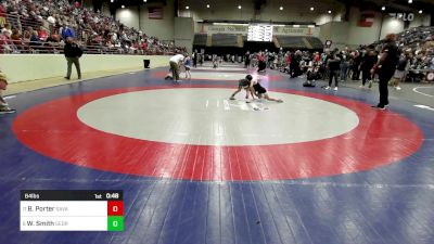 64 lbs Round Of 16 - Braxton Porter, Savannah Wrestling Center vs Walker Smith, Georgia