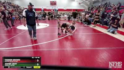 44-46 lbs Round 4 - Xavier Gray, Greeley Metro vs Tanner Brown, Platte Valley Jr WC