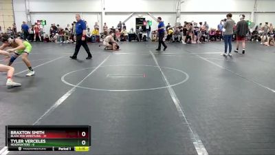 92 lbs Round 3 (8 Team) - Tyler Verceles, Headhunters vs Braxton Smith, Black Fox Wrestling