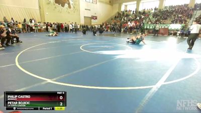 184 Boys Quarterfinal - Petar Bojicic, La Costa Canyon vs Philip Castro, Brawley