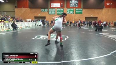 197 lbs Cons. Semi - Uriel Vasquez, Bakersfield College vs Christian Davidson, Cuesta College