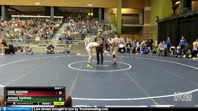 106 lbs Finals (8 Team) - Jake Goodin, Edmond North vs Aydan Thomas, Stillwater