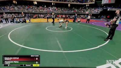 5A 114 lbs Semifinal - Madison Pena, Lubbock vs Dalilah Coyle, Henrietta