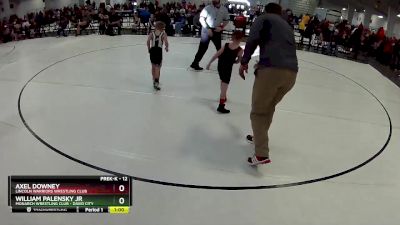 12 lbs Quarterfinal - William Palensky Jr, Monarch Wrestling Club - David City vs Axel Downey, Lincoln Warriors Wrestling Club