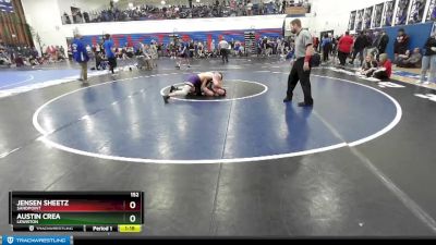 152 lbs Cons. Round 2 - Austin Crea, Lewiston vs Jensen Sheetz, Sandpoint