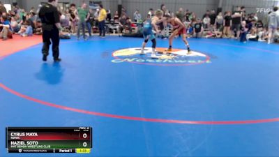 126 lbs Cons. Round 3 - Cyrus Maya, NWWC vs Haziel Soto, Mat Demon Wrestling Club