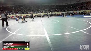 3A-138 lbs Semifinal - Ty Thrasher, Lincoln Christian vs Lawson Knox, Marlow