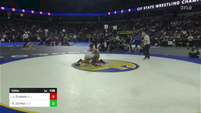 132 lbs Semifinal - Jesse Grajeda, St John Bosco vs Elijah Cortez, Gilroy