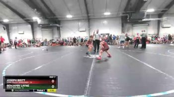 85 lbs Round 6 (8 Team) - Joseph Britt, Steel Valley Renegades vs Benjamin Layne, North Brevard