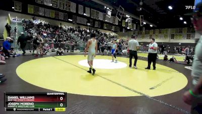 110 lbs Quarterfinal - Daniel Williams, Beat The Streets Oxnard vs Joseph Moreno, Hawkeye Wrestling Club