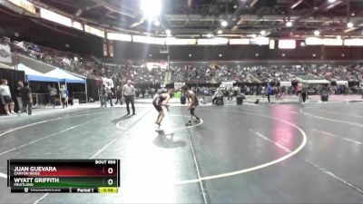 106 lbs Cons. Round 2 - Juan Guevara, Canyon Ridge vs Wyatt Griffith, Fruitland