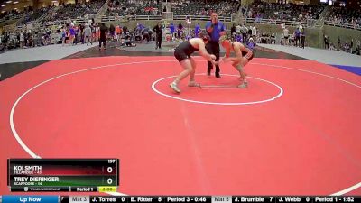 197 lbs Round 1 (4 Team) - Koi Smith, Tillamook vs Trey Dieringer, Scappoose