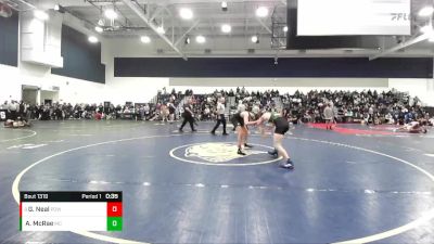 157 lbs Cons. Round 7 - Gunnar Neal, Poway vs Alastar McRae, Mira Costa