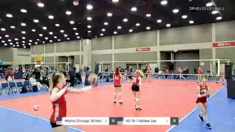 Michio Chicago 16 National vs K2 16-1 Adidas Zac - 2022 JVA World Challenge presented by Nike - Expo Only