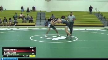 174 lbs Finals (2 Team) - Quinn Patrick, Cuesta College vs Daniel Baker, East Los Angeles College