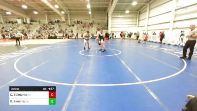 285 lbs Round Of 16 - Christopher Belmonte, NY vs Eli Sanchez, OH