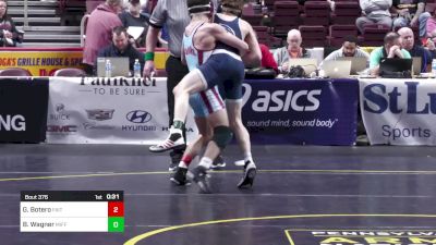 121 lbs Consi Of 4 - Gauge Botero, Faith Christian vs Bradley Wagner, Mifflinburg