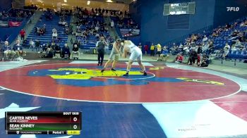 285 lbs 1st Place Match - Sean Kinney, Nazareth vs Carter Neves, Blair Academy