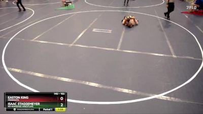 102 lbs Quarterfinal - Easton King, Minnesota vs Isaac Staggemeyer, No Nonsense Wrestling