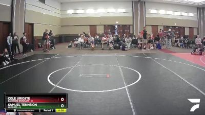 46 lbs Round 3 (6 Team) - Cole Urioste, Backyard Brawlers vs Samuel Tennsion, Ares Red