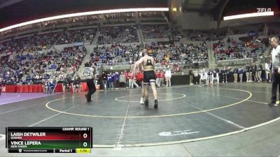 175 lbs Champ. Round 1 - Laish Detwiler, Goshen vs Vince Lepera, New Haven