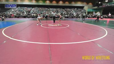 73 lbs Round Of 32 - Colton Sanders, Red Wave Wrestling vs Brooks Blevins, Triumph Wrestling Club