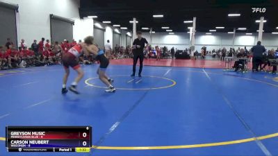 119 lbs Placement Matches (8 Team) - Greyson Music, Pennsylvania Blue vs Carson Neubert, Wisconsin