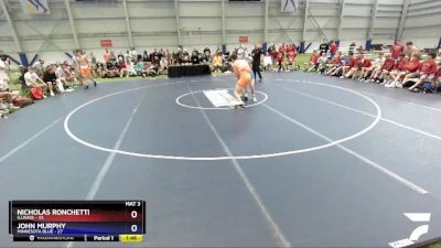 182 lbs Round 3 - Nicholas Ronchetti, Illinois vs John Murphy, Minnesota Blue