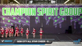 Gem City All Star Cheer - Gem City Senior All Stars [2022 L2 Senior Day 1] 2022 CSG Des Moines Challenge