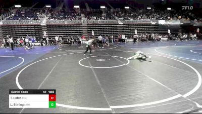 82 lbs Quarterfinal - Tilden Gates, Athlos WC vs Lucas Stirling, Camel Kids WC