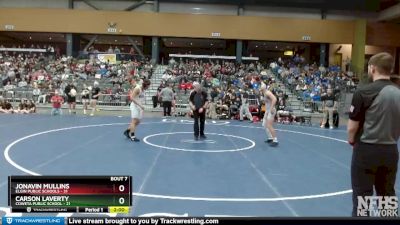 175 lbs Finals (8 Team) - Jonavin Mullins, Elgin Public Schools vs Carson Laverty, Coweta Public School