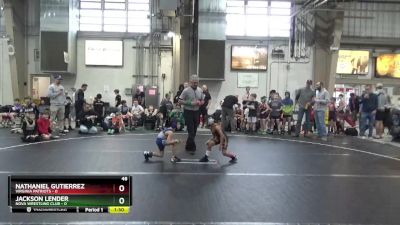 48 lbs Round 4 (6 Team) - Nathaniel Gutierrez, Virginia Patriots vs Jackson Lender, NOVA Wrestling Club