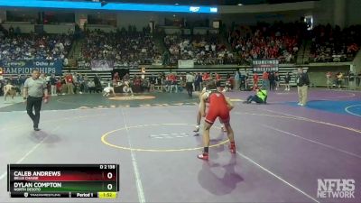 D 2 138 lbs Semifinal - Dylan Compton, North Desoto vs Caleb Andrews, Belle Chasse