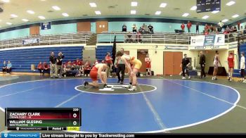 220 lbs Placement (4 Team) - William Glesing, New Palestine vs Zachary Clark, Crown Point