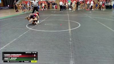 44-48 lbs Quarterfinal - Kaden Harbarger, Roughhouse / Hempfield vs Rhett Jessop, Pursuit Wrestling