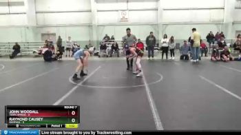 80 lbs Round 7 (8 Team) - Raymond Causey, Rampage vs John Woodall, Terps Xpress