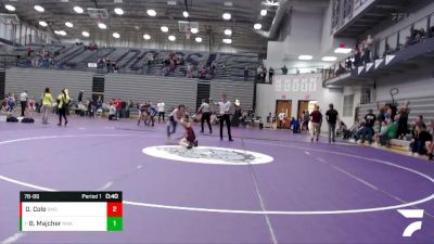 78-86 lbs Cons. Round 2 - Brody Majcher, Region Wrestling Academy vs Dixon Cole, Rossville Middle School