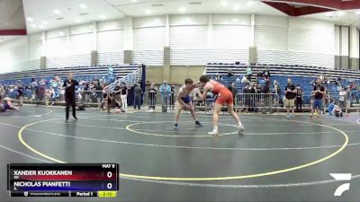 160 lbs Cons. Round 5 - Xander Kuokkanen, WI vs Nicholas Pianfetti, IL