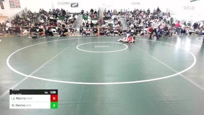 126 lbs Semifinal - Julianna Morris, Pomperaug vs Griffin Devivo, Simsbury