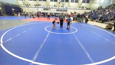 75 lbs Consolation - Sebastian Mondragon, Mighty Bluebirds vs Jack Winkler, Fayetteville Youth Wrestling Club