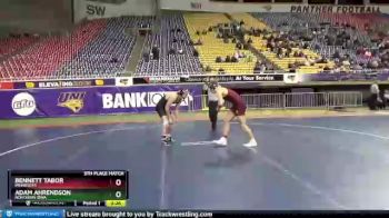 197 lbs 5th Place Match - Adam Ahrendson, Northern Iowa vs Bennett Tabor, Minnesota