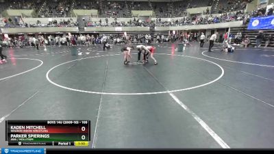 105 lbs Quarterfinal - Parker Spierings, AWA / Mollitium vs Kaden Mitchell, Waukon Indian Wrestling