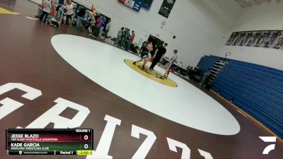 100-106 lbs Round 1 - Jesse Blazo, Ten Sleep Hyattville Scrappers vs Kade Garcia, Worland Wrestling Club