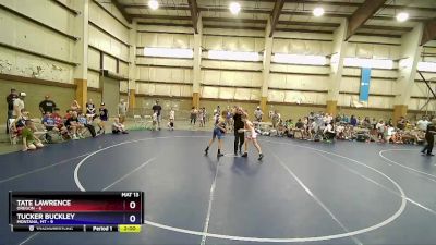 75 lbs Round 1 (6 Team) - Tate Lawrence, OREGON vs Tucker Buckley, Montana, MT