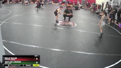 50 lbs Round 2 - Waylon Lawson, Devil Cats vs Kelle Solon, Cane Bay Cobras