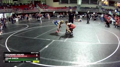 125 lbs Cons. Round 4 - Deaundrey Holmes, Sutherland Youth Wrestling Club vs Cezar Garcia, GICC